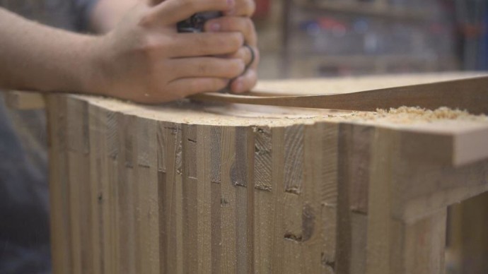 Самодельная лавка