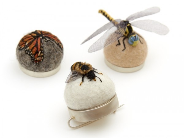 3D вышитые насекомые: идеи для вдохновения
