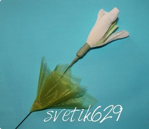 Букет из вкусных конфетных цветов