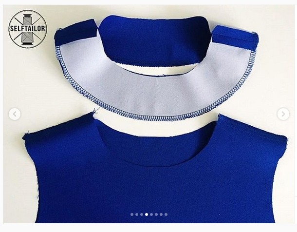 Технология обработки горловины с разрезом обтачкой Технология обработки горловины с разрезом обтачкой