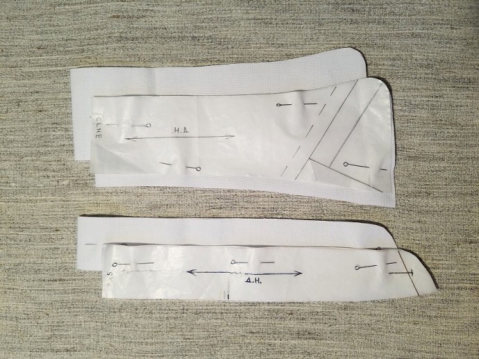 Обработка воротника мужской рубашки с кулисками для косточек