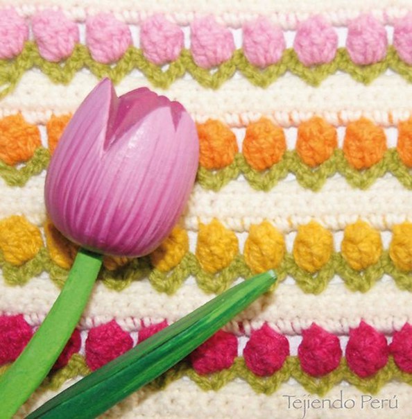 Красивые и простые в исполнении узоры крючком