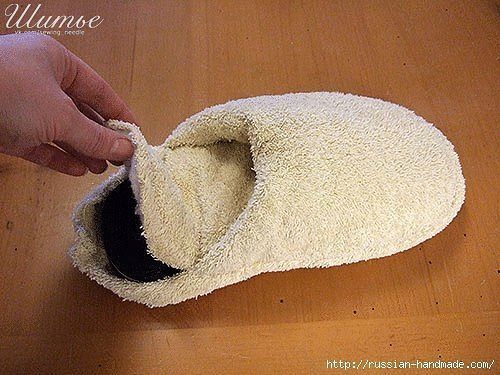 Шьем теплые и мягкие спа-тапочки из махрового полотенца