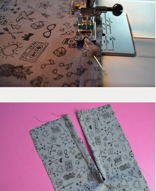 Обработка разреза на рукаве Обработка разреза на рукаве