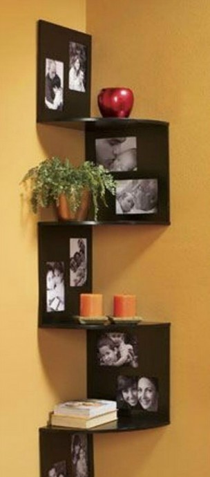 Идеи угловых полок