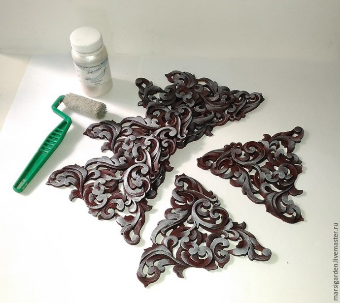 Декорирование сумки объемным гибким орнаментом Декорирование сумки объемным гибким орнаментом