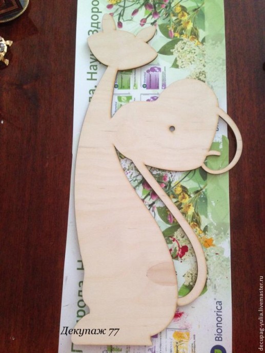 ​Создание настенных часов "Кошка-хамелеон": часть 1