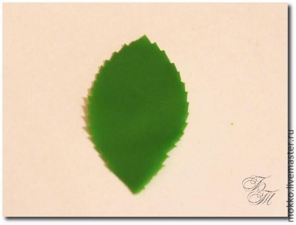 ​Лепим шиповник из полимерной глины: часть 2