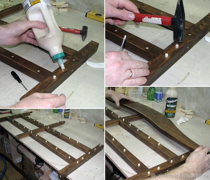 Мастерим дачную скамью "Полевая ромашка": часть 5