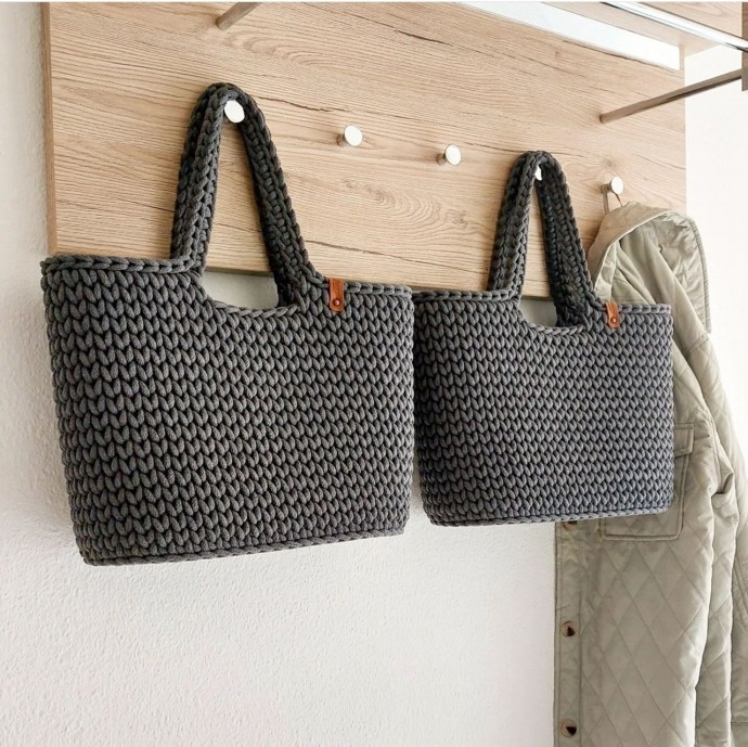 Схема овального дна для вязания сумки