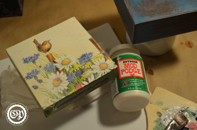 ​Шкатулка для рукодельницы в кантри-стиле: часть 2