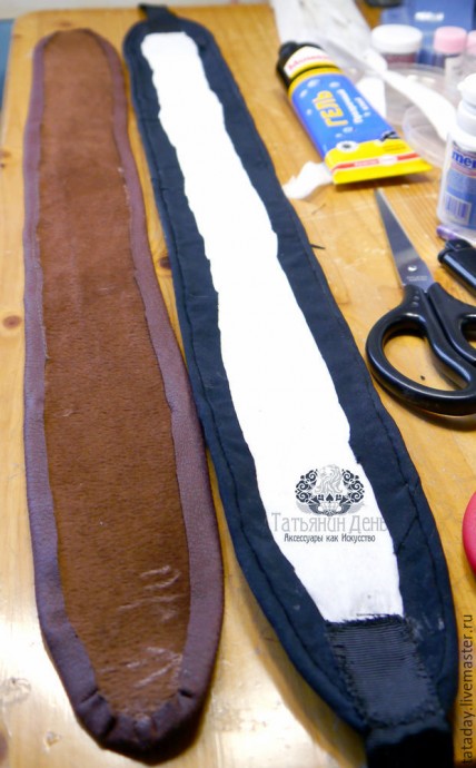 Создаем пояс с бисерной вышивкой: часть 5