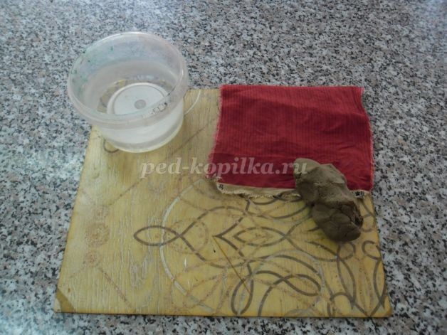 ​Шкатулочка из глины в виде утёнка: часть 1