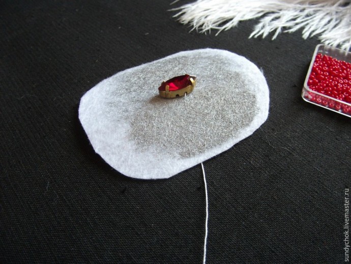 ​Создаем свадебные серьги "Мирослава": часть 1