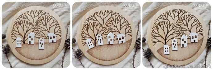 Выжигаем милое панно в скандинавском стиле