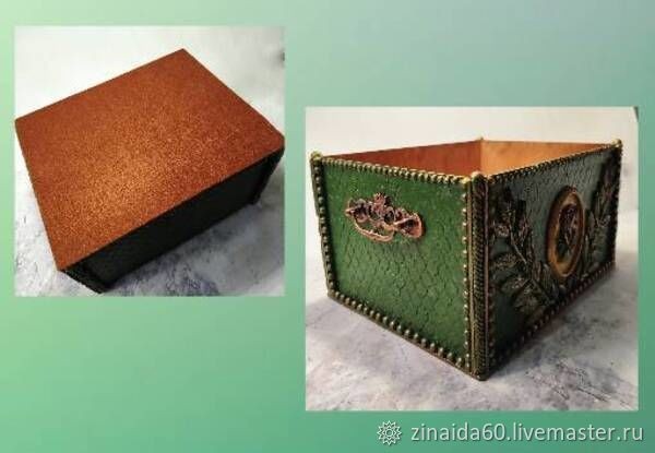 Декор деревянного ящика