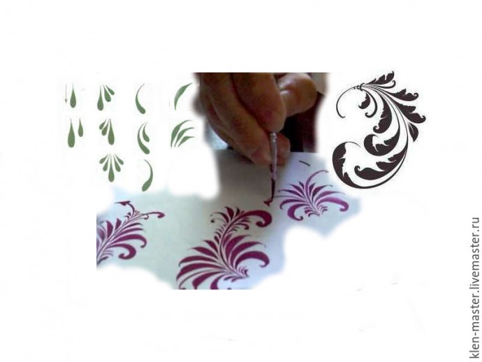 Расписываем шкатулку в свободном стиле