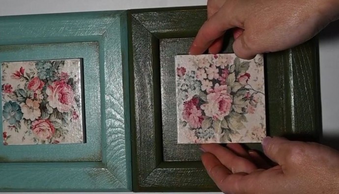 Как сделать рамочки в стиле прованс: часть 2