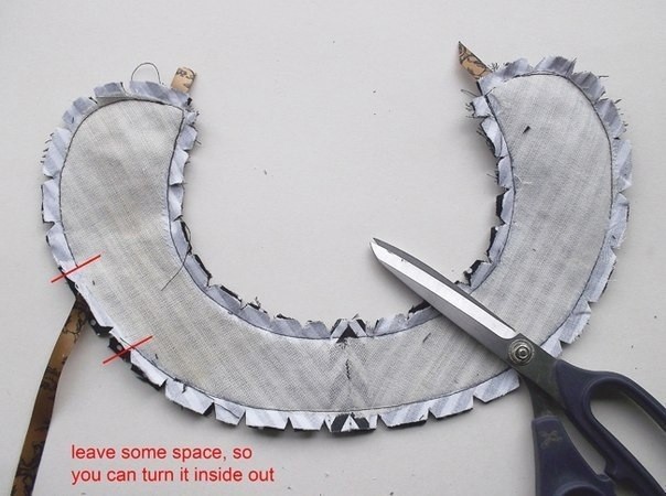 Обработка съемного воротника