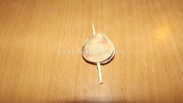 Кораблик из ракушек: мастер-класс