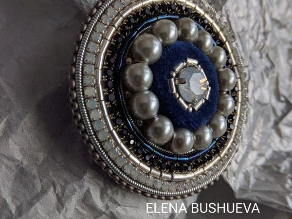 Потайной способ обработки края броши Потайной способ обработки края броши