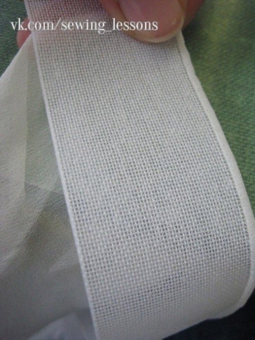 Узкая подгибка на тонкой ткани: мастер-класс