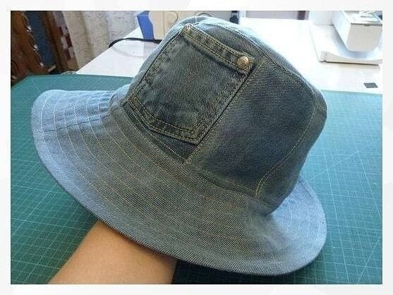 ​Осенние джинсовые шляпки