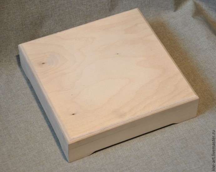 Декорируем чайную коробку "В старом шале": часть 1