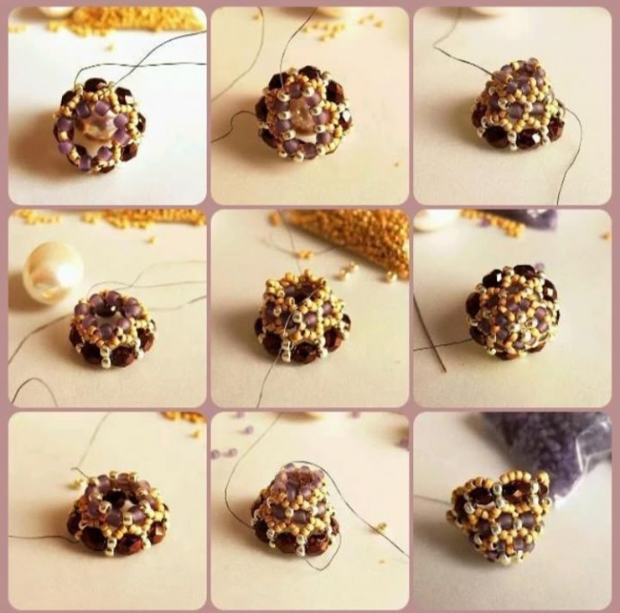 Колокольчик из бусин