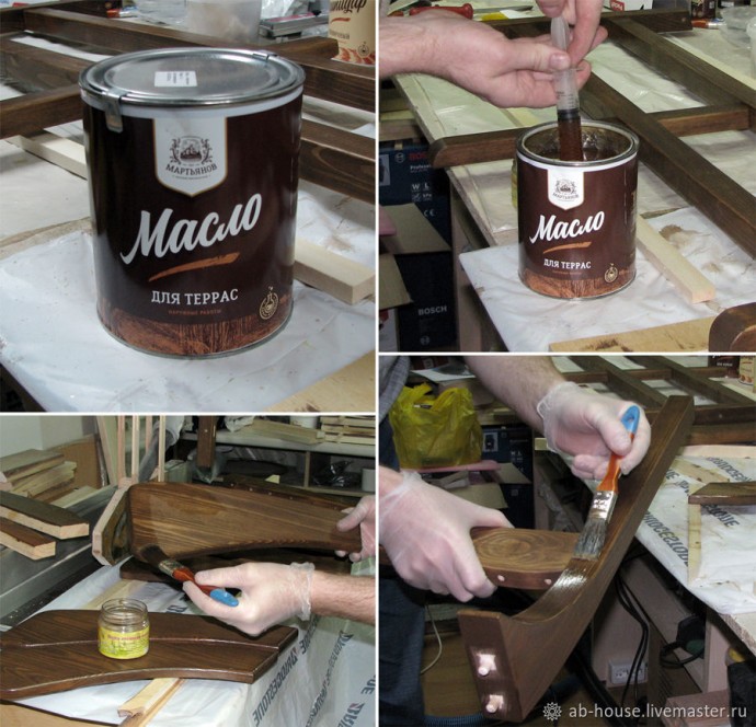 Мастерим дачную скамью "Полевая ромашка": часть 5