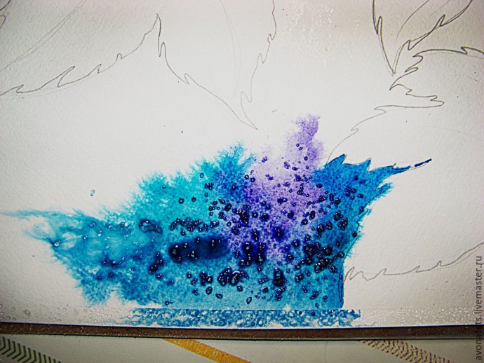 Осенний мастер-класс: акварель по-мокрому, часть 1