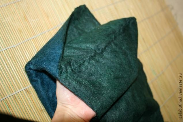 ​Валяный клатч: часть 5