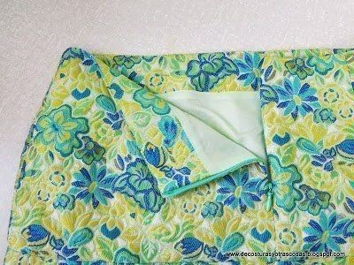 Как вшить потайную молнию в юбку с подкладкой