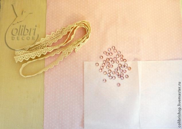 Роспись салфетки "Роза"