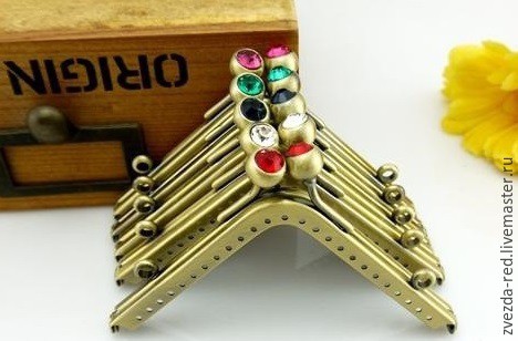 Чудной кармашек: делаем необычный карман с фермуарной застежкой, часть 1