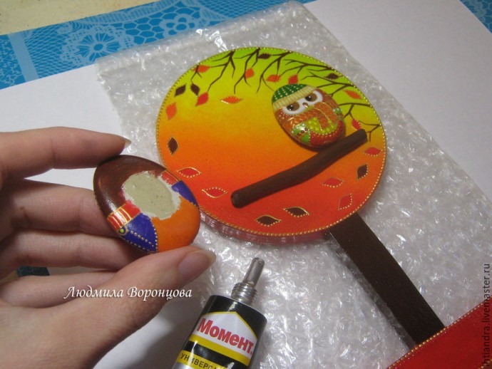 Топиарий с совами: часть 3