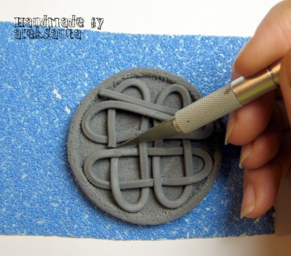 ​Мастер-класс по созданию украшений из полимерной глины "Кельтские плетения из камня": часть 2