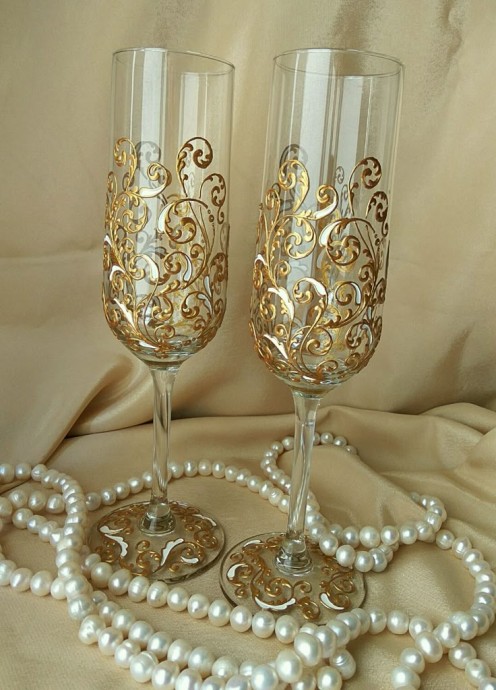 ​Роспись бокалов