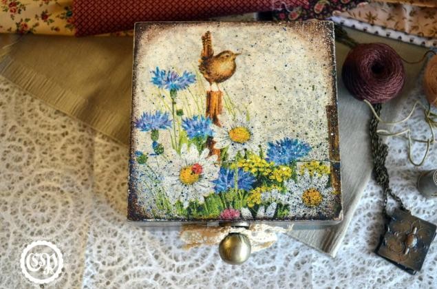 ​Шкатулка для рукодельницы в кантри-стиле: часть 4