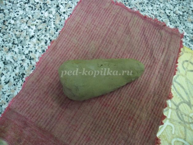 ​Шкатулочка из глины в виде утёнка: часть 1