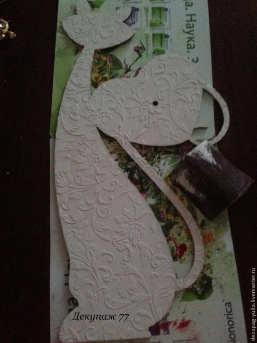 ​Создание настенных часов "Кошка-хамелеон": часть 2