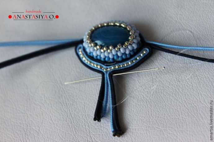 ​Воздушная сутажная брошь своими руками: часть 1