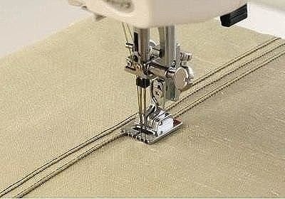 ​Как шить двойной иглой