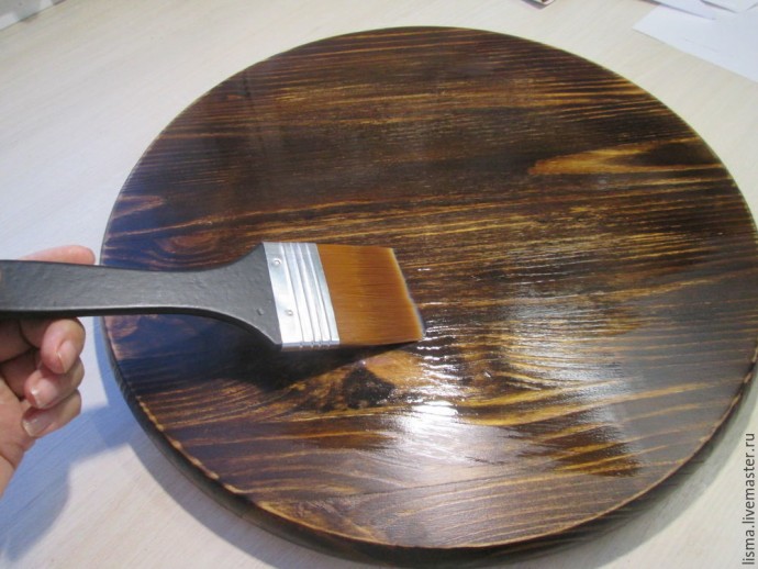 Мастерим кофейный столик с "коваными" элементами: часть 2