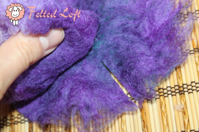 Мокрое валяние: цельноваляный пион, часть 3