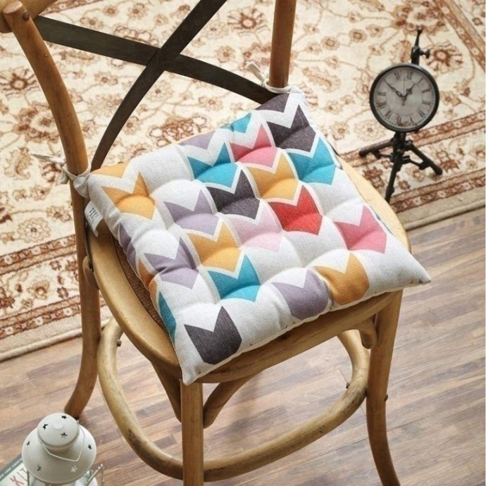 Подушки для стульев своими руками