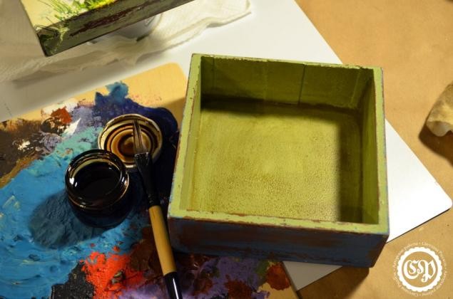 ​Шкатулка для рукодельницы в кантри-стиле: часть 2