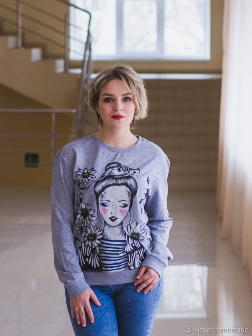 Расписываем одежду красками по ткани: часть 4