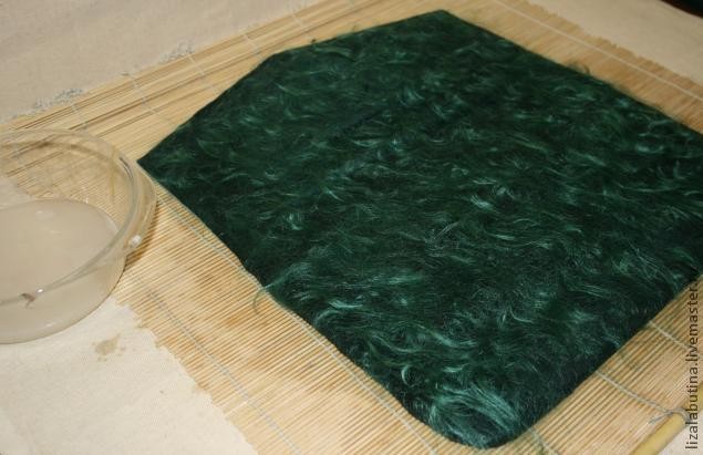 ​Валяный клатч: часть 4