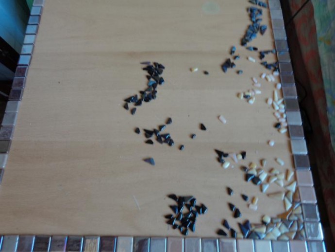 Мозаичный столик "Остров сокровищ"